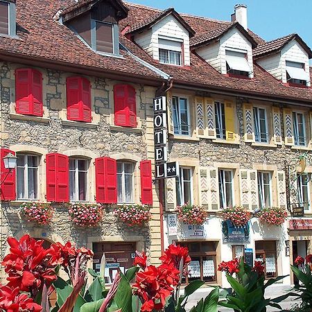 Hotel De La Croix-Blanche Cressier Exterior photo